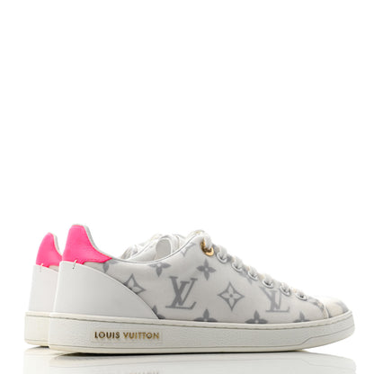 Louis Vuitton Technical Fabric Calfskin Frontrow Sneakers 35.5 Pink 3 of 4