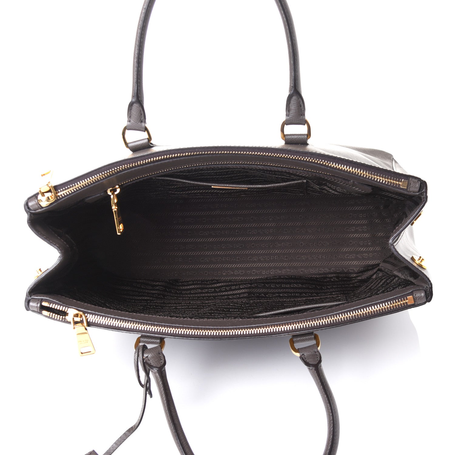 Prada Saffiano Medium Galleria Double Zip Tote Caffe 9 of 18