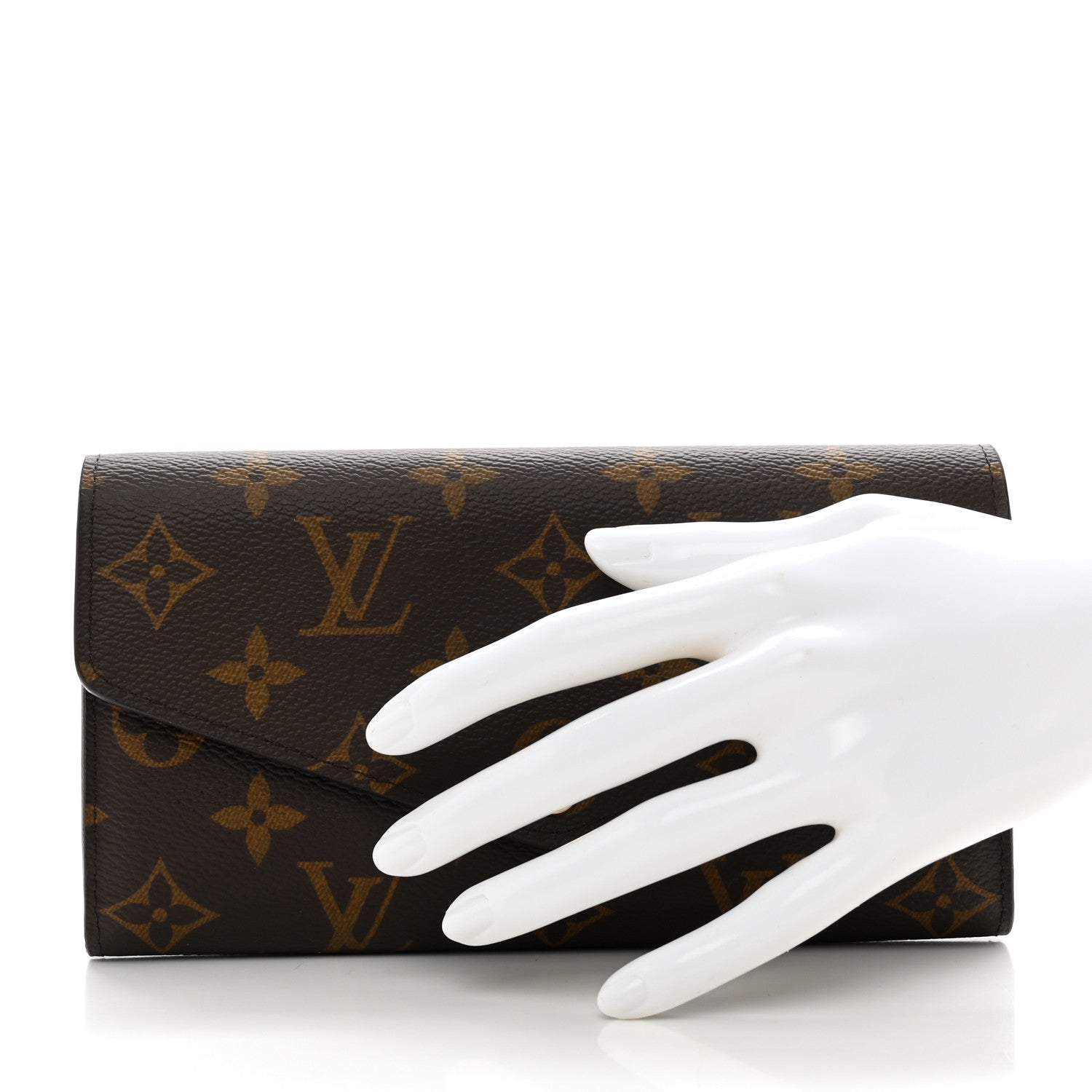 Louis Vuitton Monogram Sarah Wallet NM Coquelicot 2 of 9