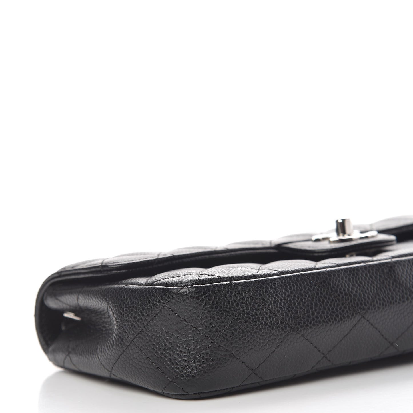 Caviar Quilted East West Flap Black