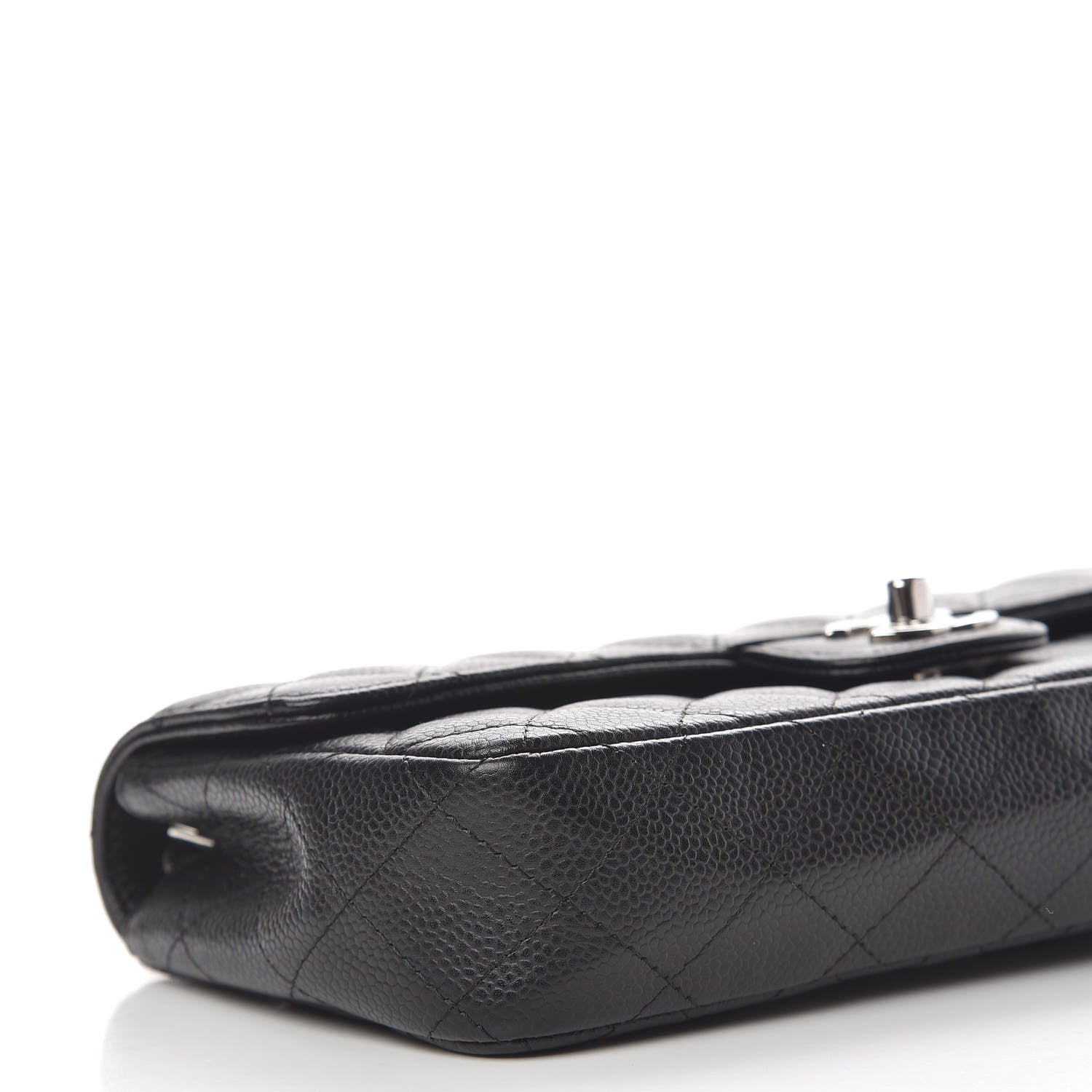 Chanel Caviar Quilted East West Flap Black 8 of 11