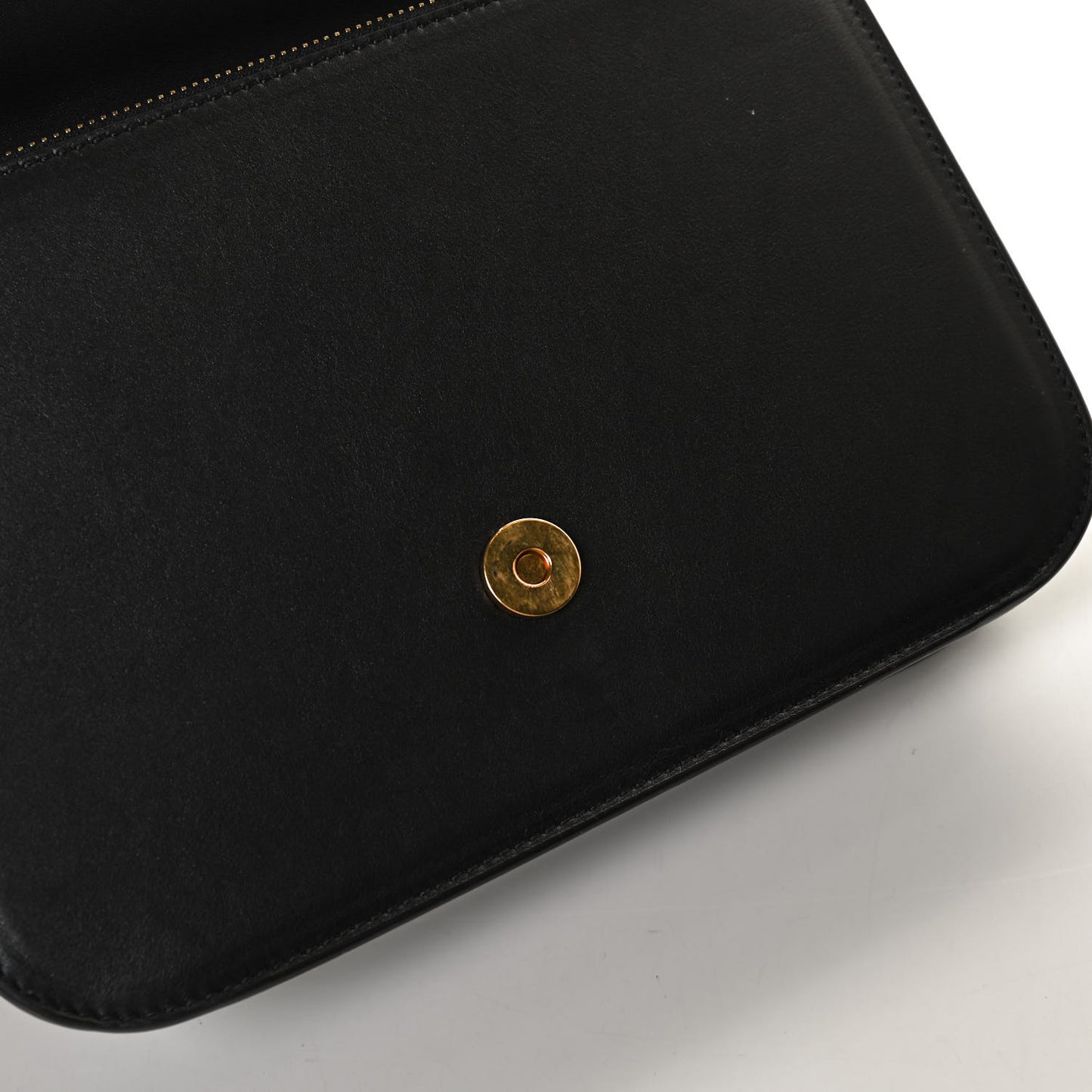 Vitello Barocco Virtus Top Handle Shoulder Bag Black