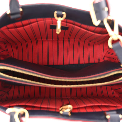 Louis Vuitton Empreinte Montaigne MM Marine Rouge 5 of 10