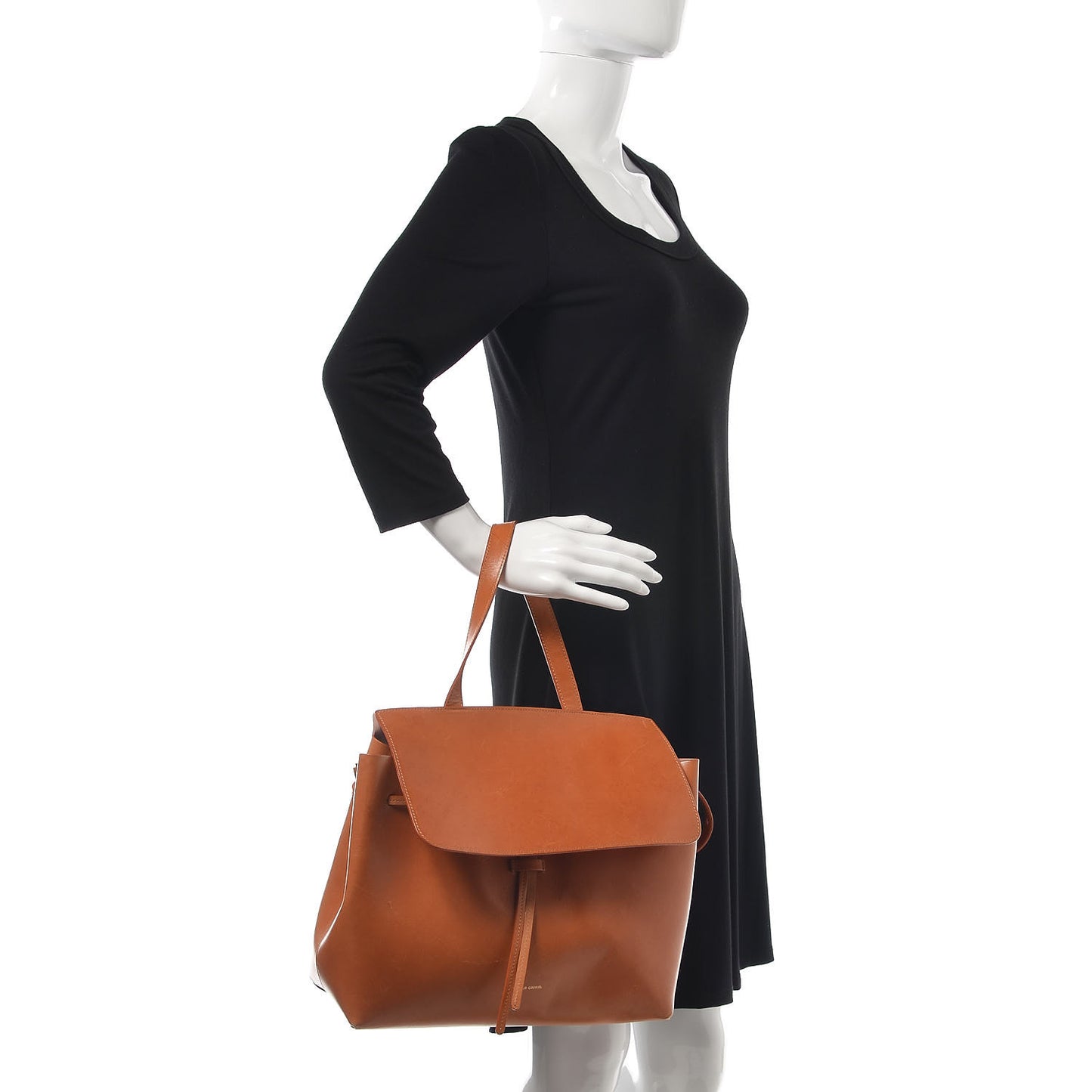 Calfskin Mini Lady Bag Camello Rosa