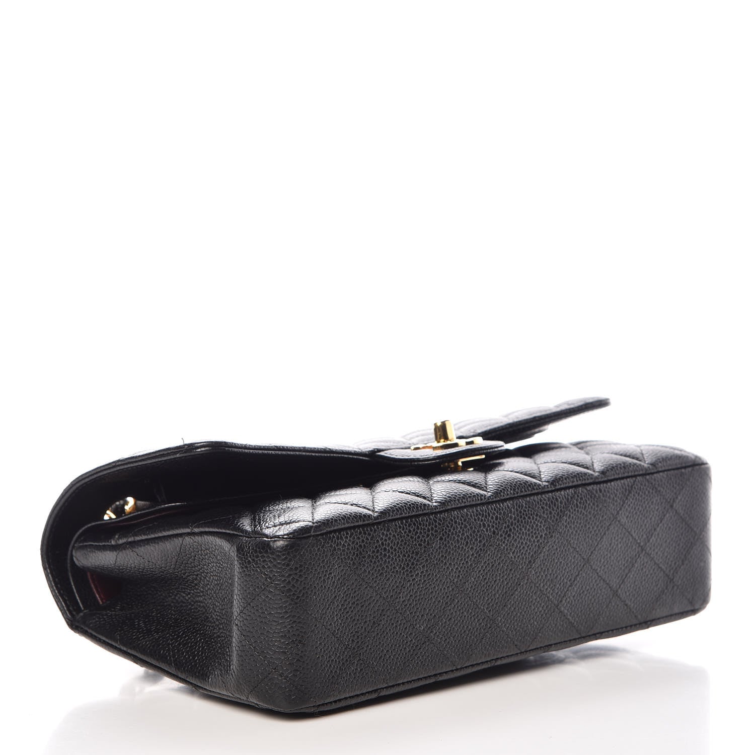 Chanel Caviar Quilted Medium Double Flap Black 4 of 13
