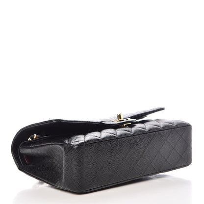 Chanel Caviar Quilted Medium Double Flap Black 4 of 13