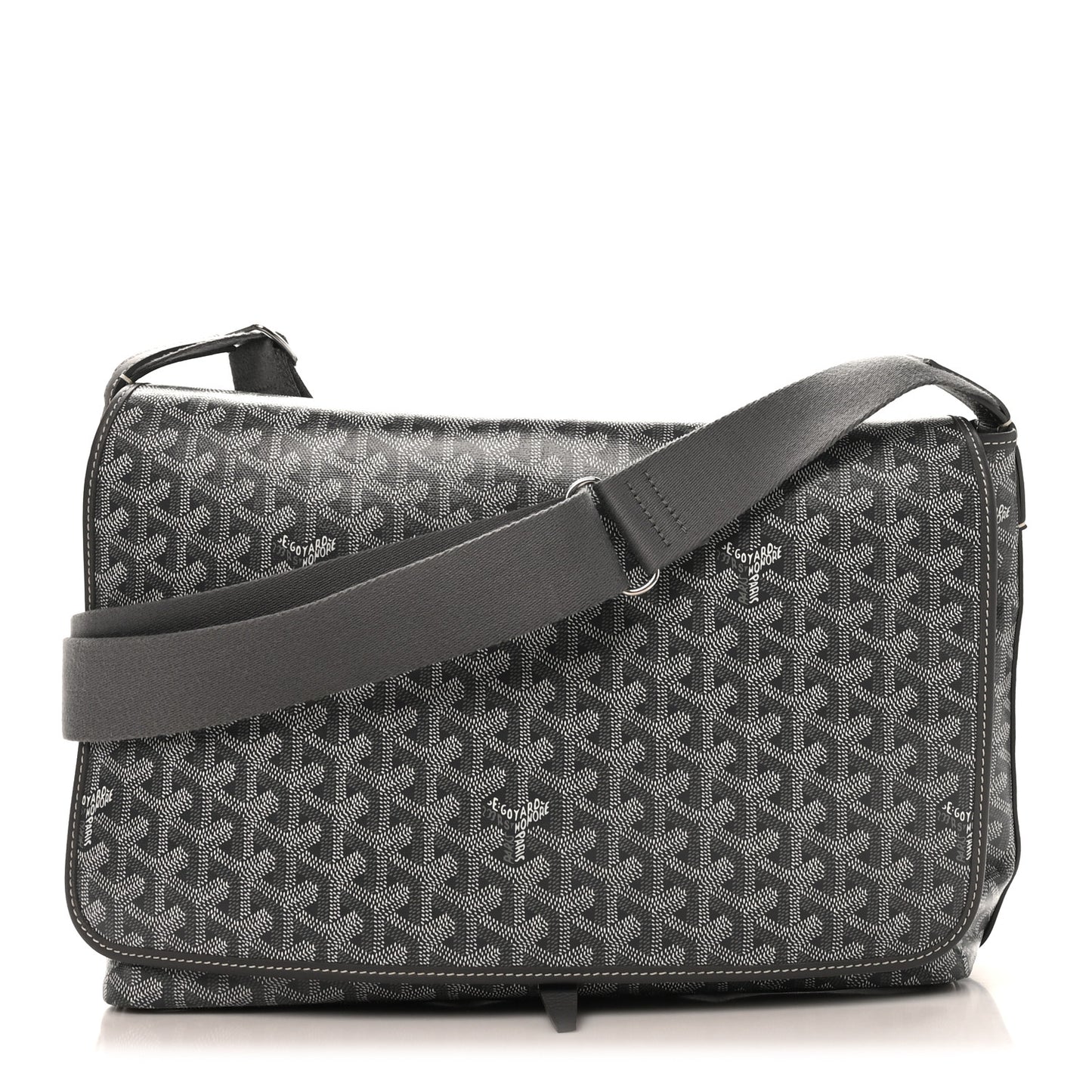 Goyardine Capetien Messenger Bag Grey