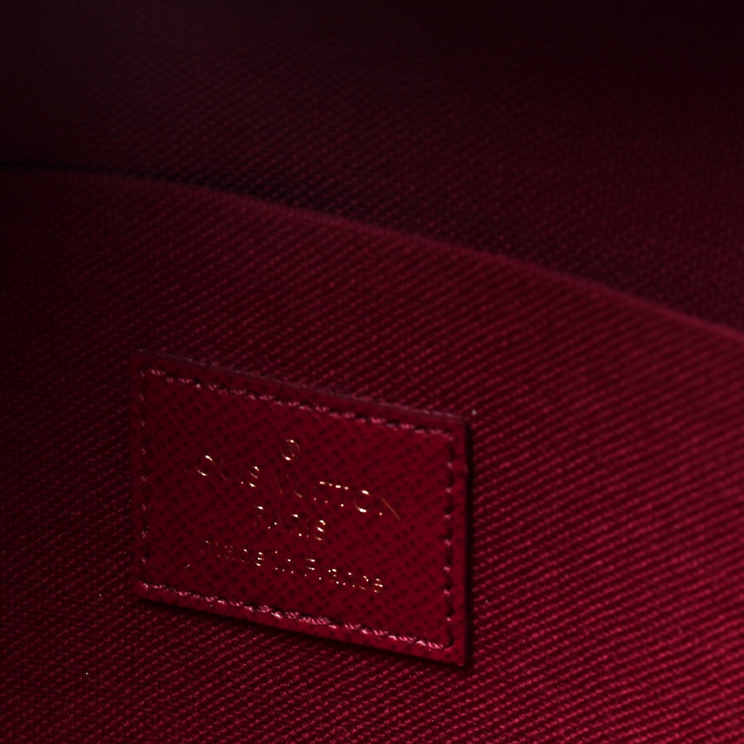 Louis Vuitton Monogram Pochette Felicie Chain Wallet Fuchsia 8 of 9