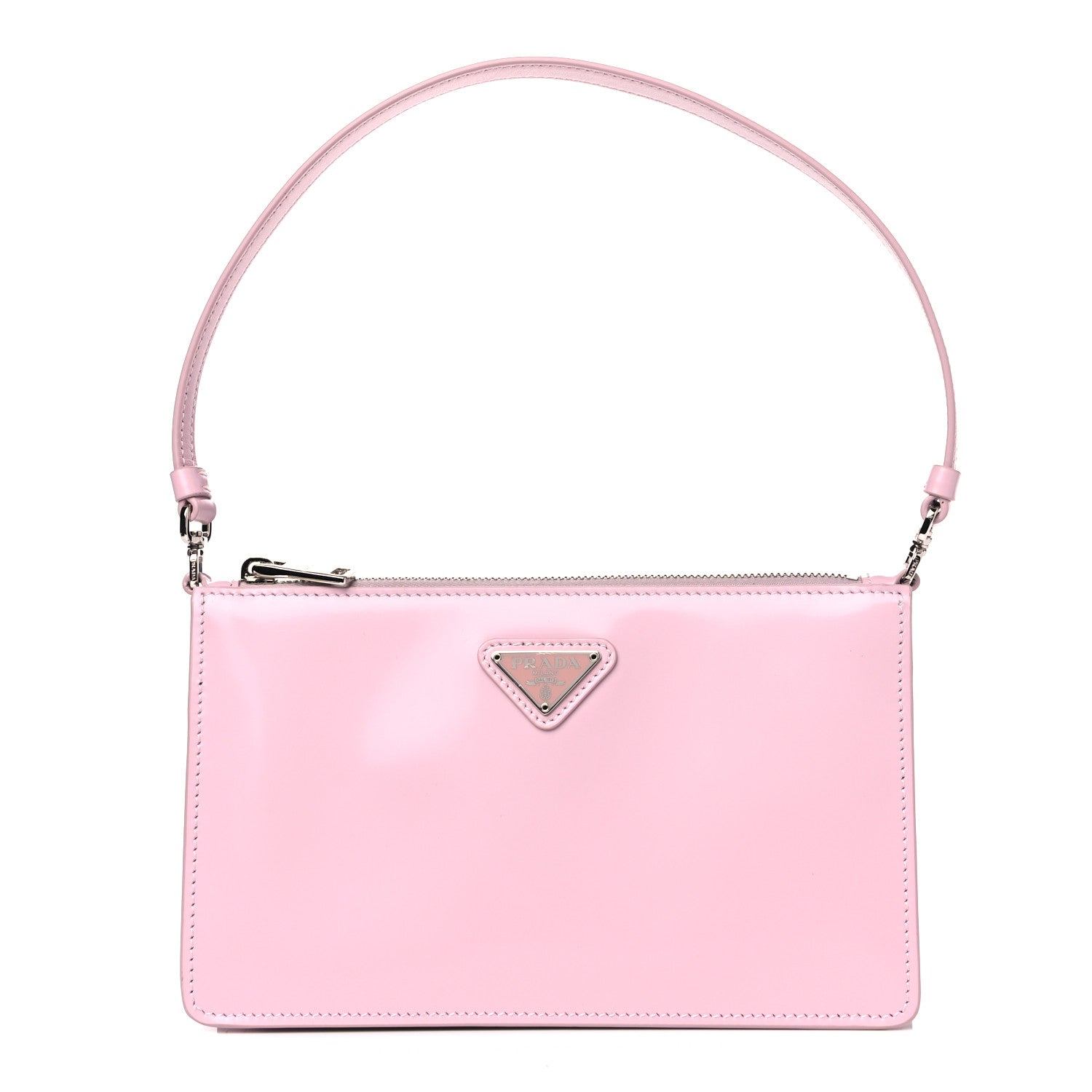 Prada Spazzolato Mini Shoulder Bag Alabastro 1 of 4