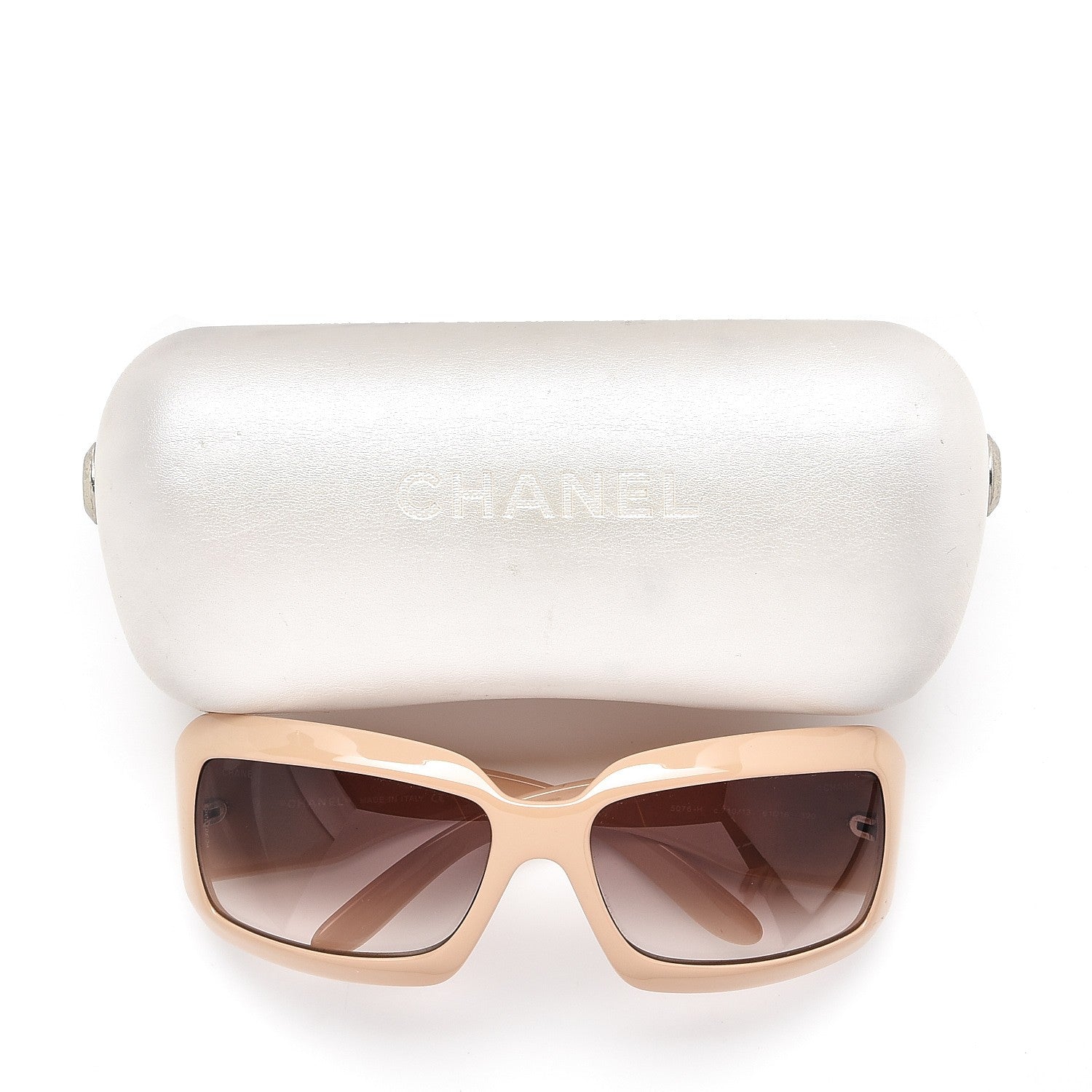 Chanel Mother of Pearl CC 5076-H Sunglasses Beige 9 of 9