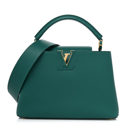 Louis Vuitton Taurillon Capucines BB Emerald 1 of 7
