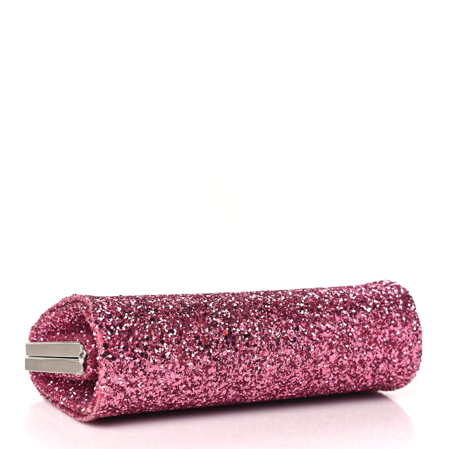 Coarse Glitter Clutch Pink