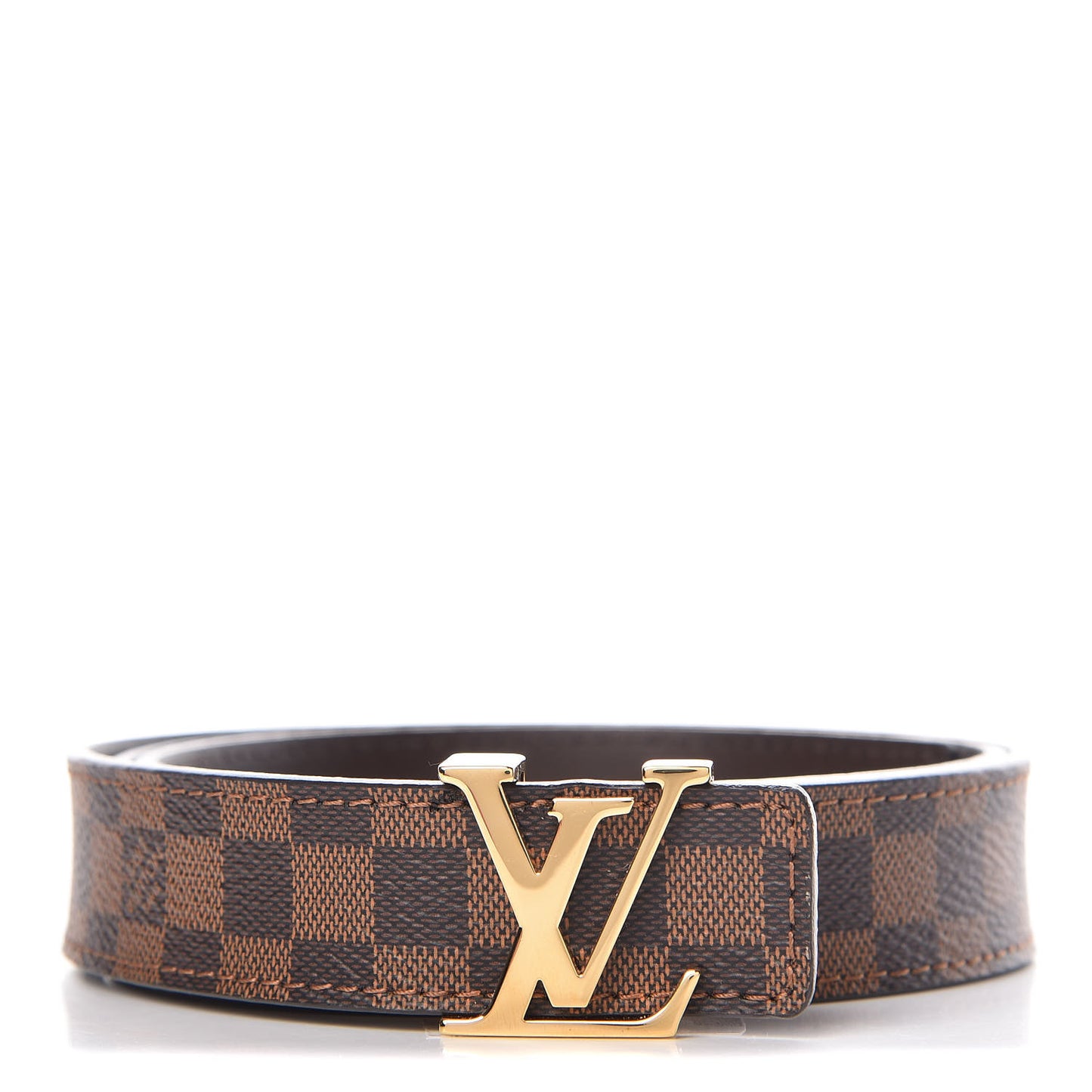 Mini Damier Ebene 25mm LV Initiales Belt 80 32