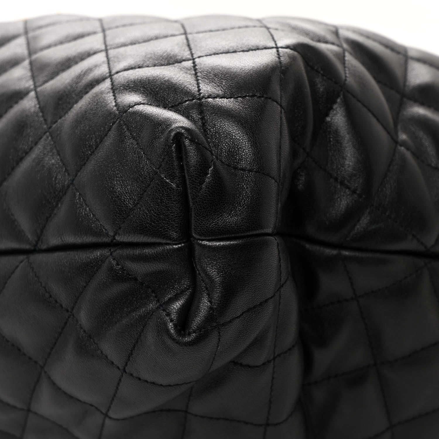 Saint Laurent Lambskin Quilted Maxi Icare Shopping Tote Black 12 of 12