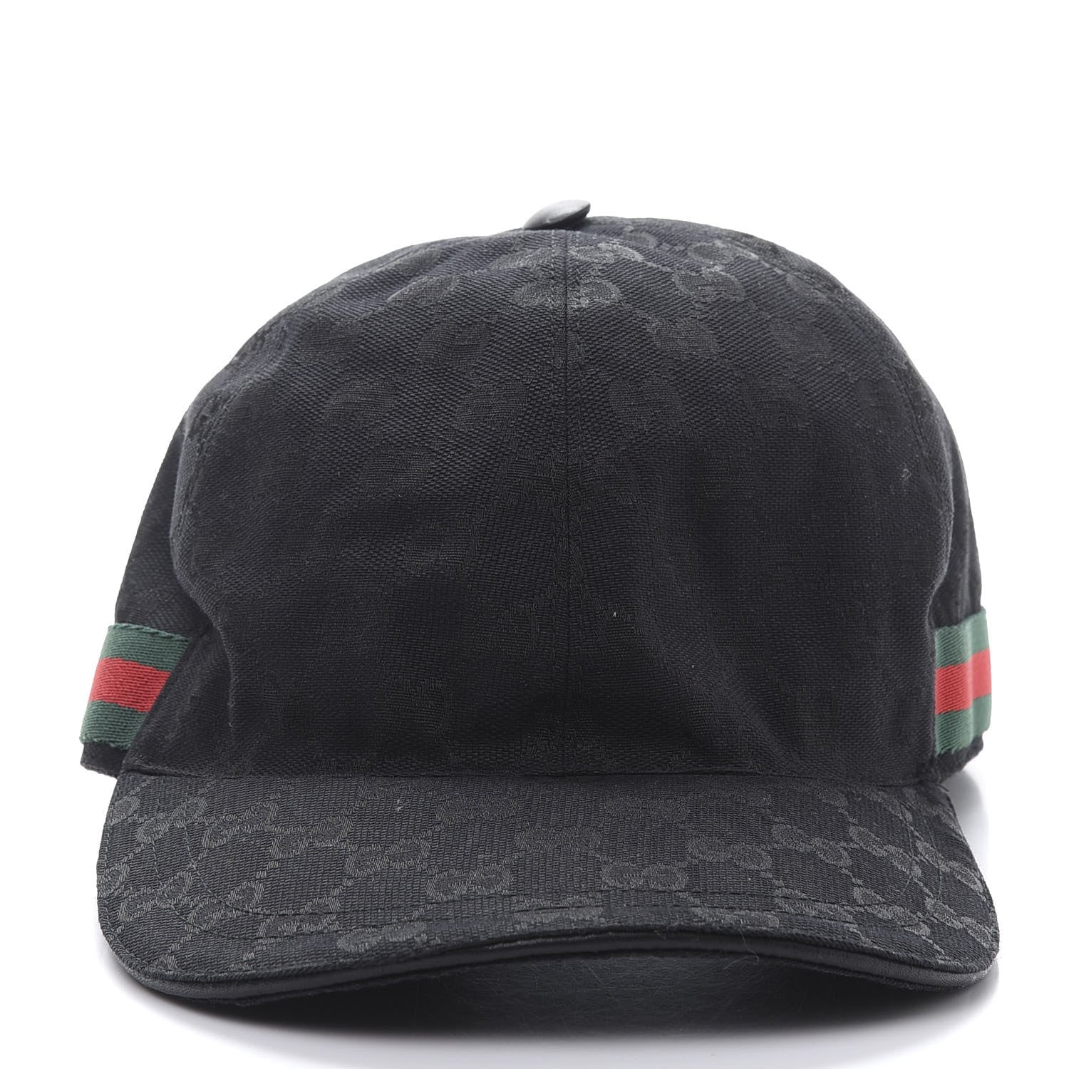 Gucci Monogram Web Baseball Hat XL Black 4 of 11