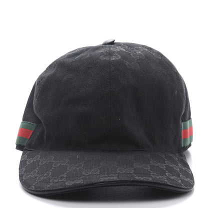 Gucci Monogram Web Baseball Hat XL Black 4 of 11