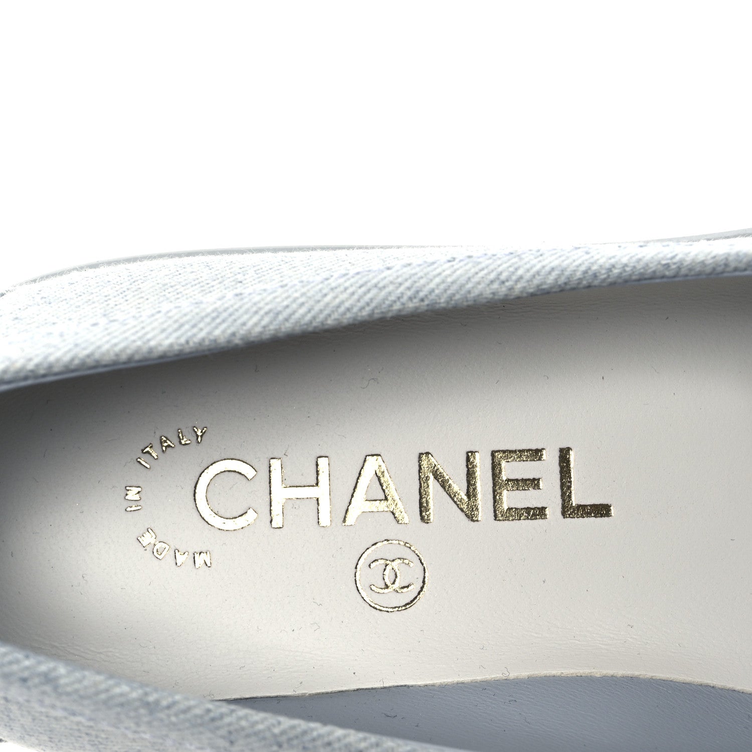 Chanel Denim CC Turnlock Loafers 37 Blue 9 of 11