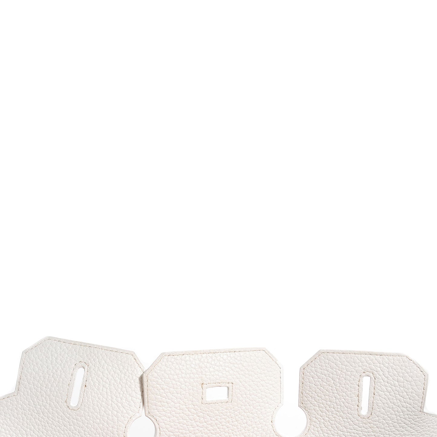 Taurillon Clemence Lizard Club Birkin 35 Blanc Gris Perle Sanguine