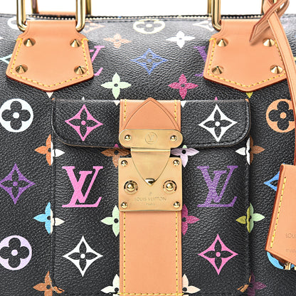 Louis Vuitton Monogram Multicolor Speedy 30 Black 7 of 13