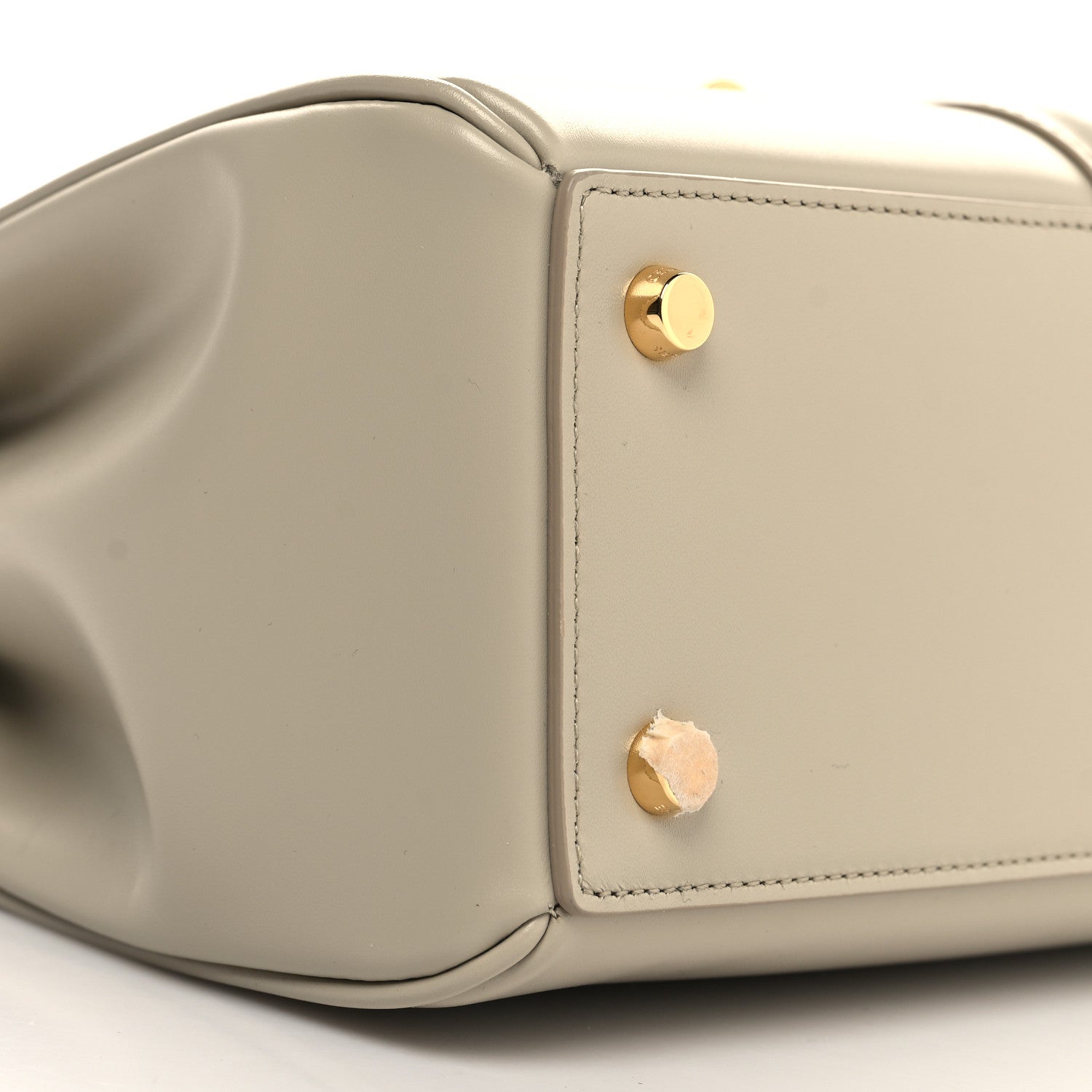 Celine Satinated Calfskin Small 16 Top Handle Bag Beige 10 of 11