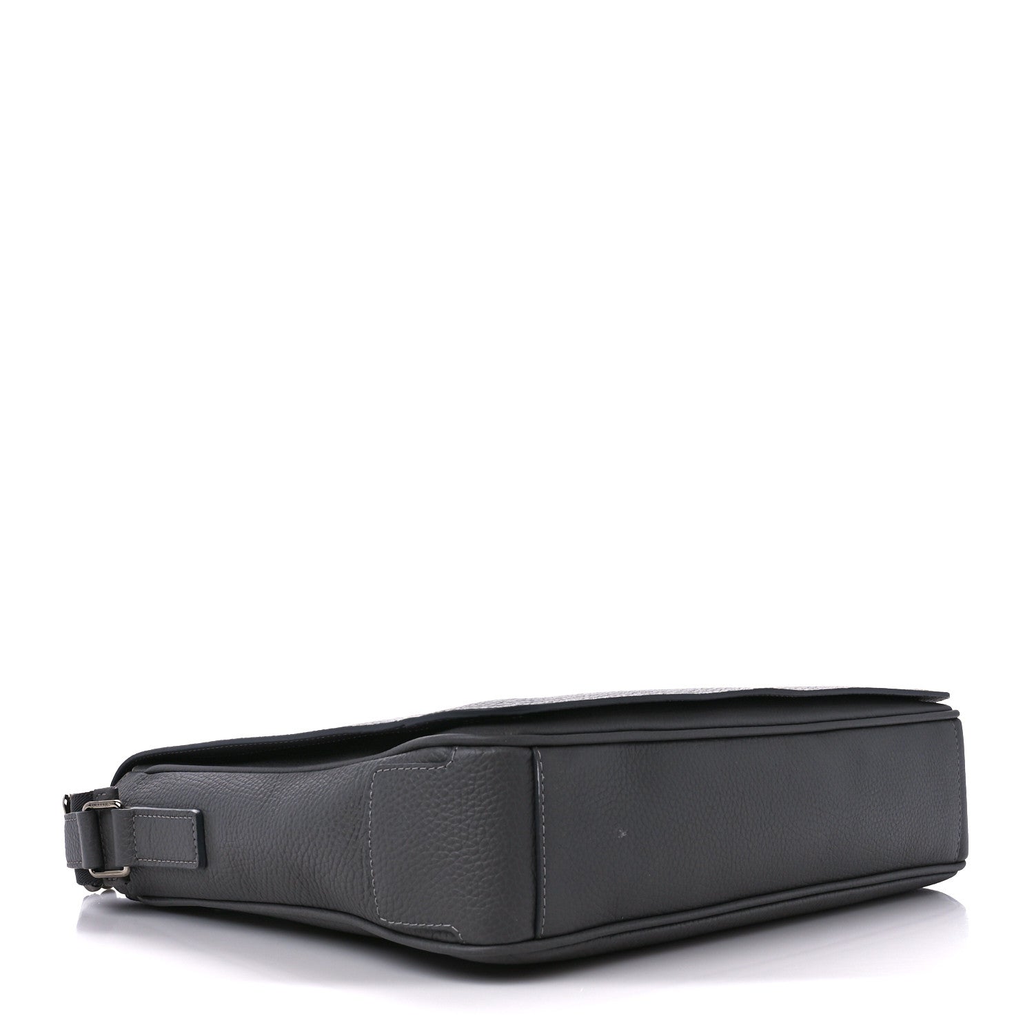 Burberry Calfskin Logo Messenger Charcoal Grey 4 of 13