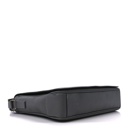 Burberry Calfskin Logo Messenger Charcoal Grey 4 of 13