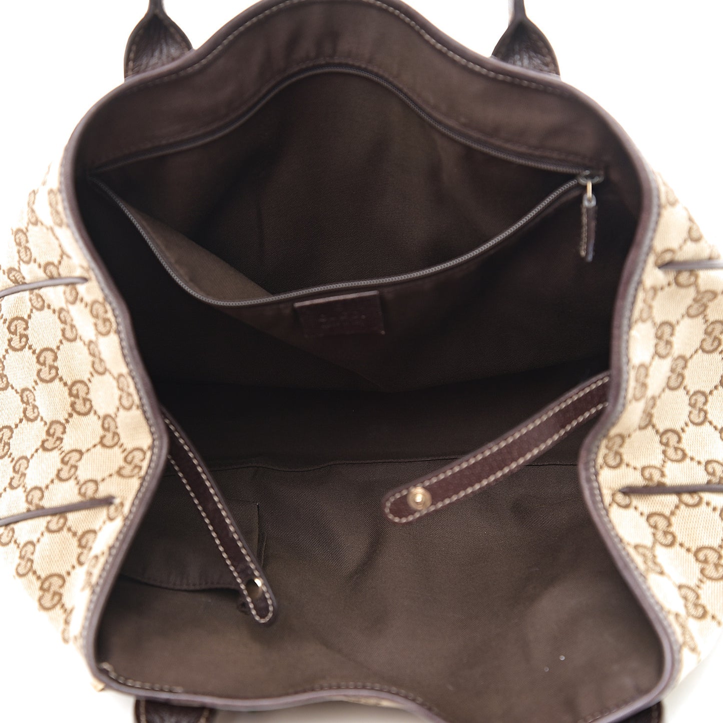 Monogram Medium Princy Tote Dark Brown