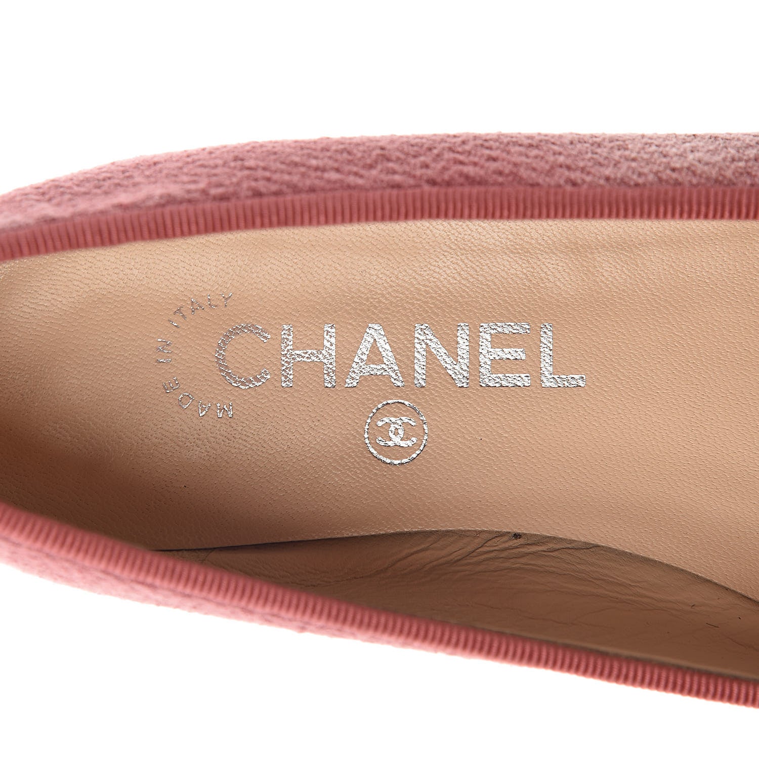 Chanel Fabric Lambskin Cap Toe Ballerina Flats 36 Rouge Borde 6 of 8