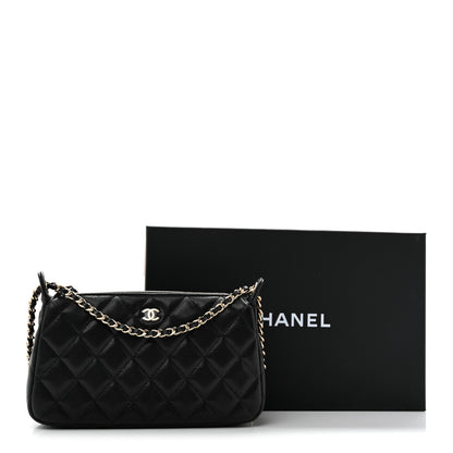 Chanel Caviar Quilted Purse With Chain Black 11 of 11