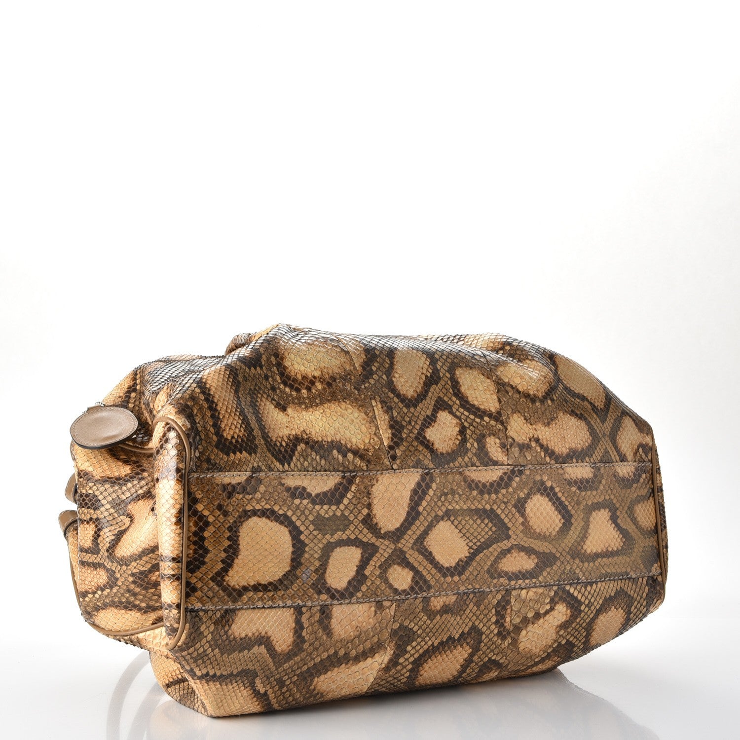 Gucci Python Large Sukey Tote Brown 4 of 10