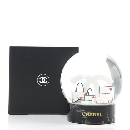 Chanel Glass CC Shopping Bag Snow Globe 5 of 5