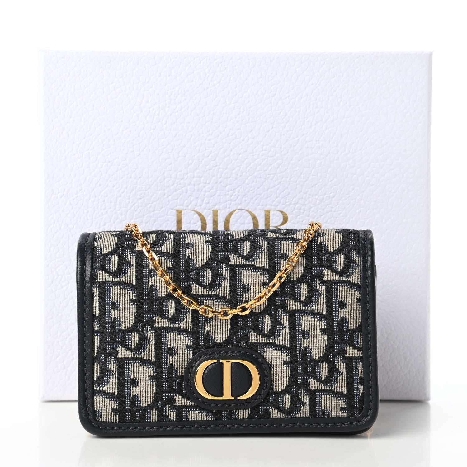 Christian Dior Oblique Nano 30 Montaigne Pouch Blue 11 of 11