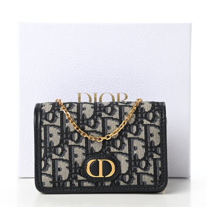 Christian Dior Oblique Nano 30 Montaigne Pouch Blue 11 of 11