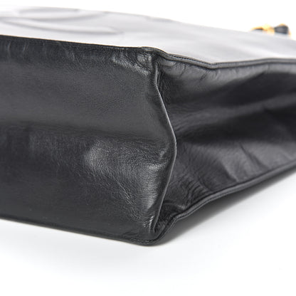 Chanel Lambskin CC Tote Black 11 of 15