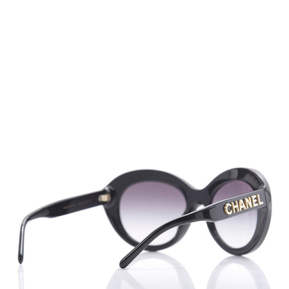 Chanel Shield Sunglasses 71281 Black 3 of 8