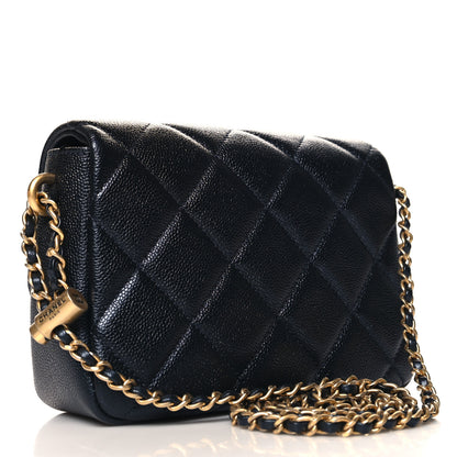 Chanel Iridescent Caviar Quilted Mini My Perfect Flap Black 2 of 10