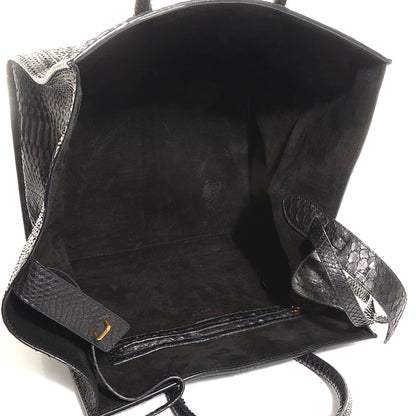 Celine Python Medium Phantom Luggage Black 5 of 8