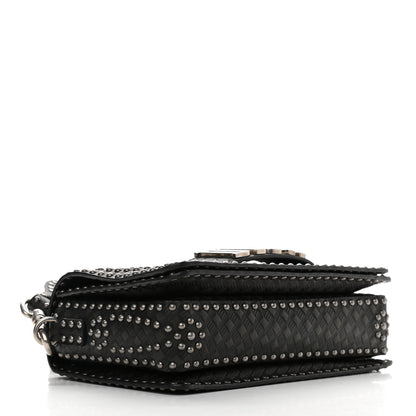 Christian Dior Calfskin Studded Dio(r)evolution Flap Bag Black 4 of 10