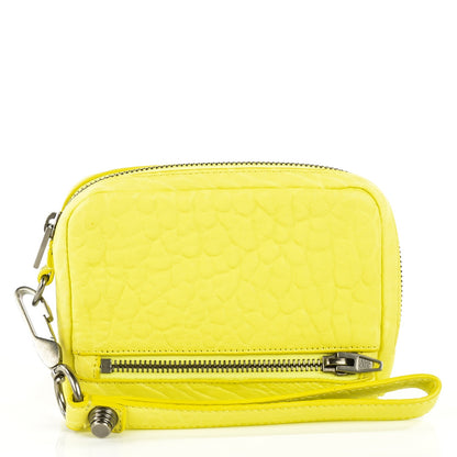 Alexander Wang Pebbled Lambskin Large Fumo Wallet Acid 1 of 7