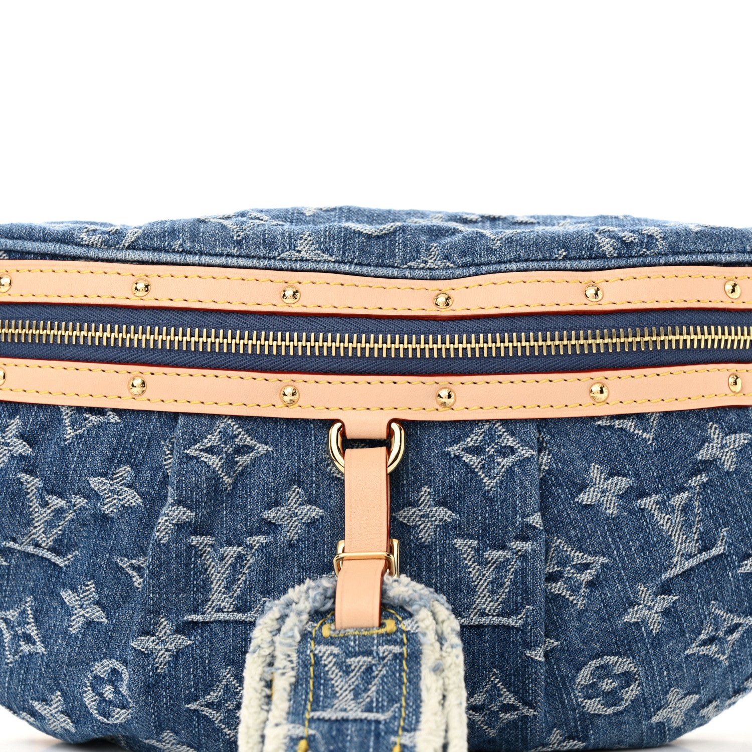 Louis Vuitton Monogram Denim High Rise Bumbag Blue 7 of 9
