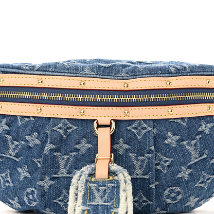 Louis Vuitton Monogram Denim High Rise Bumbag Blue 7 of 9