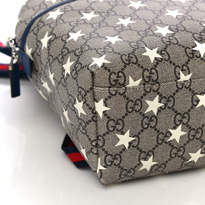 Gucci GG Supreme Monogram Stars Childrens Backpack Beige Ebony Yellow Royal 9 of 10