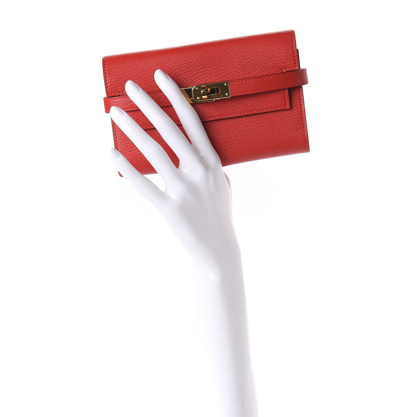 Chevre Mysore Medium Kelly Wallet Rouge De Coeur