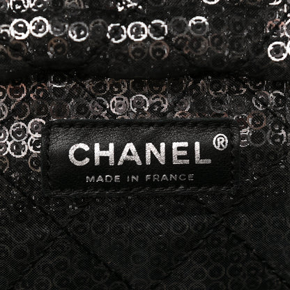 Chanel Hidden Sequin Maxi Flap Black 5 of 11