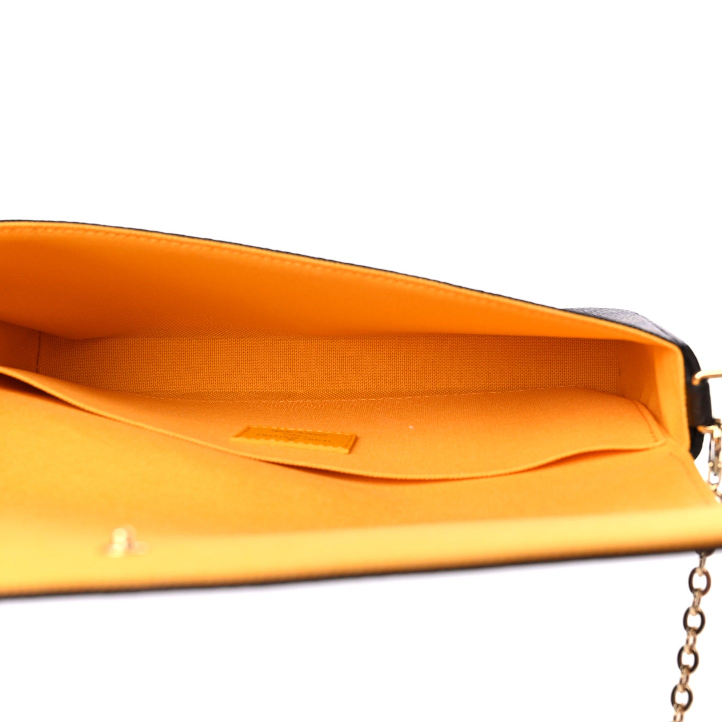 Monogram 2022 Christmas Animation New York Soho Pochette Felicie Chain Wallet Yellow
