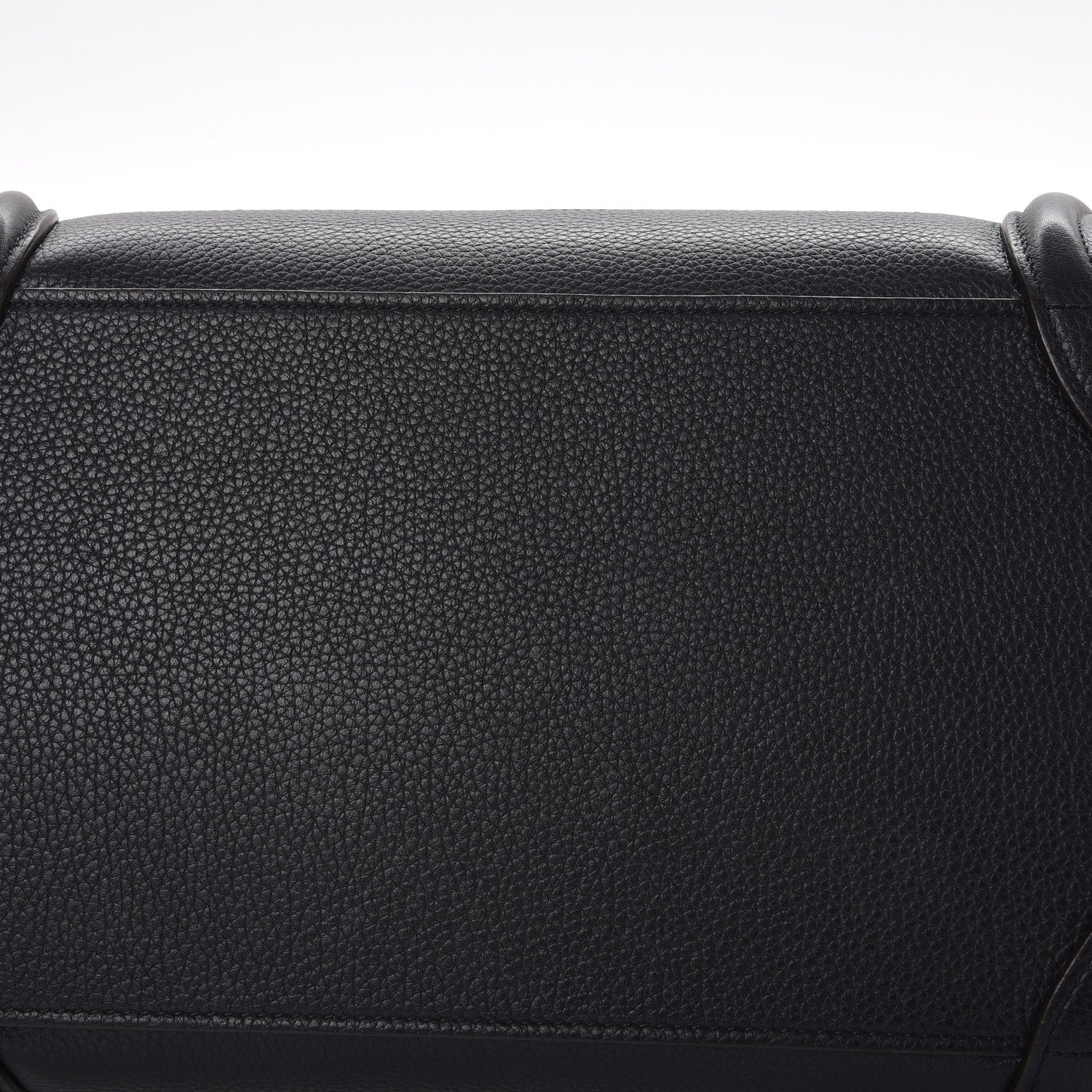Celine Drummed Calfskin Mini Luggage Black 9 of 9