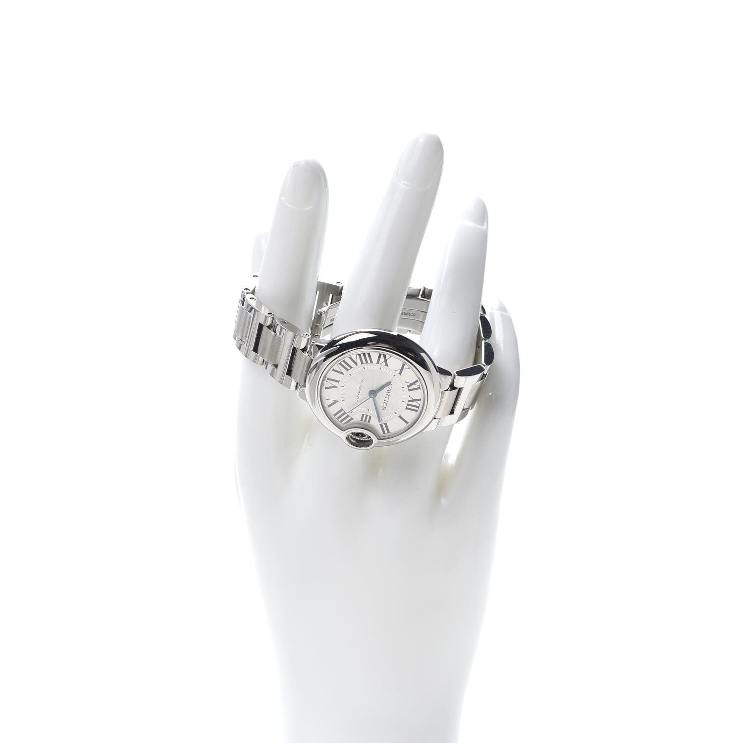 Cartier Stainless Steel 33mm Ballon Bleu De Automatic Watch 2 of 7
