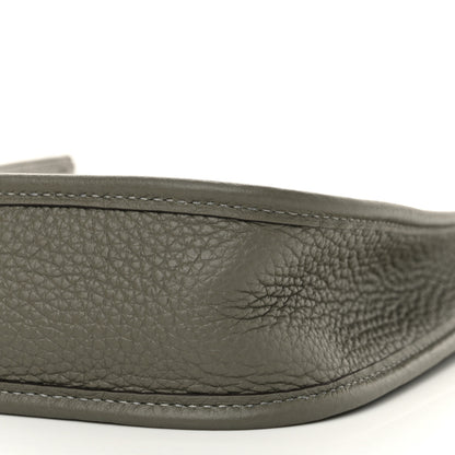 Hermes Taurillon Clemence Evelyne TPM Gris Meyer 10 of 10