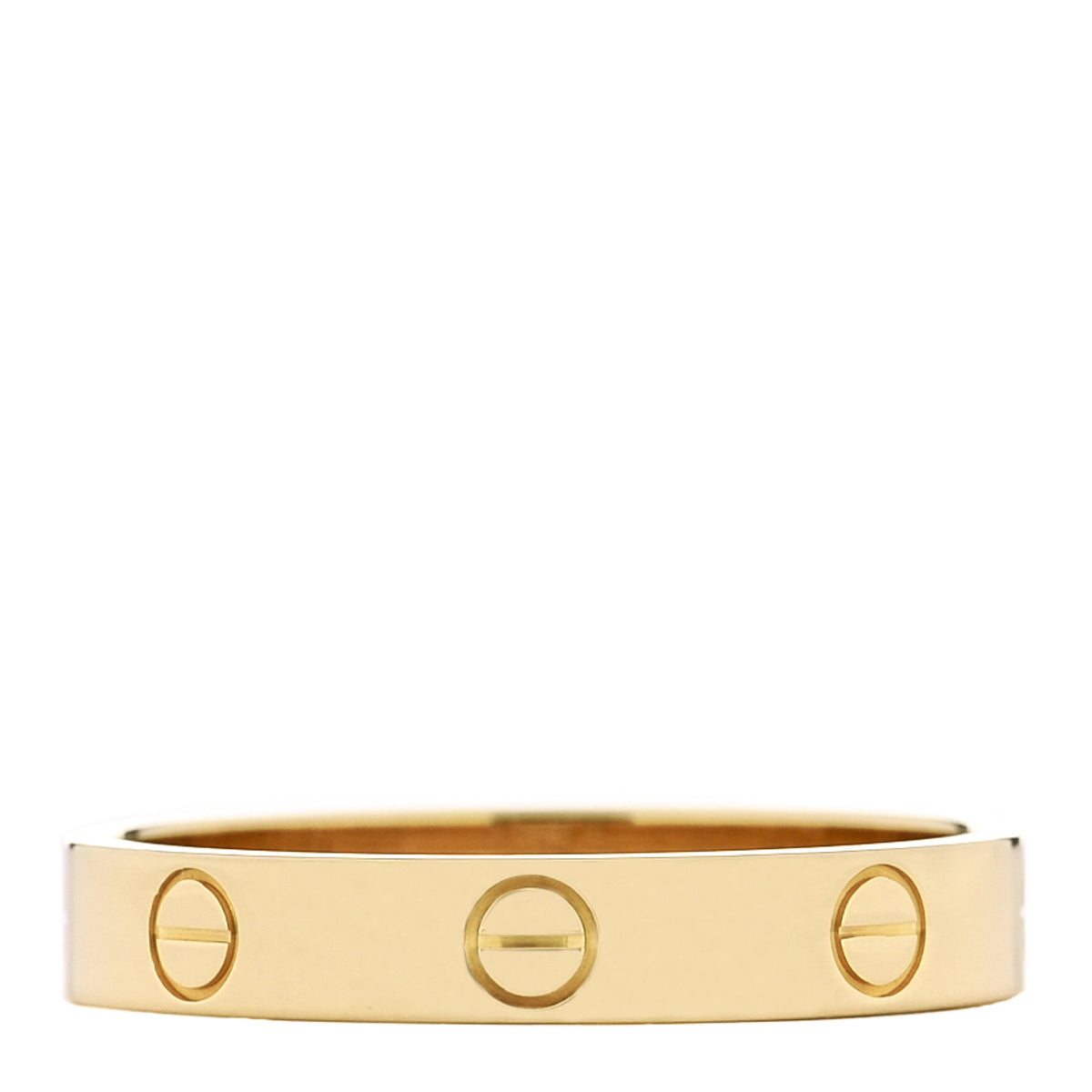 Cartier 18K Yellow Gold 3.5mm LOVE Wedding Band Ring 59 8.75 3 of 5