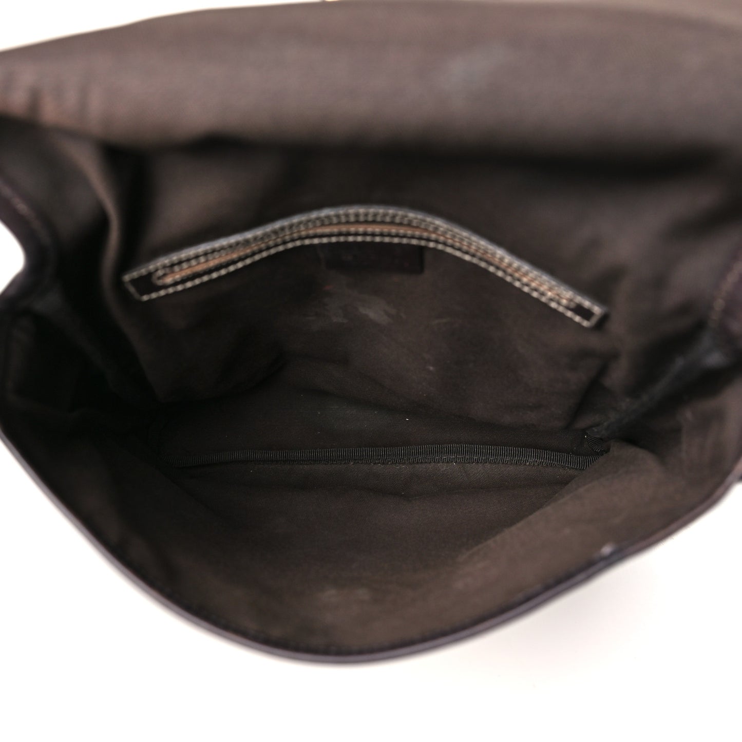 GG Supreme Monogram Selleria Calfskin Small Flap Messenger Bag Beige Ebony Cocoa Dark Chocolate